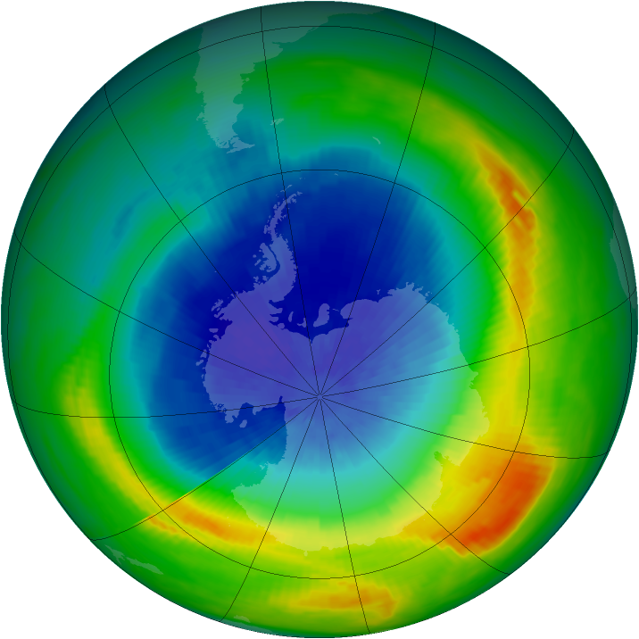 Ozone Map 1988-09-29